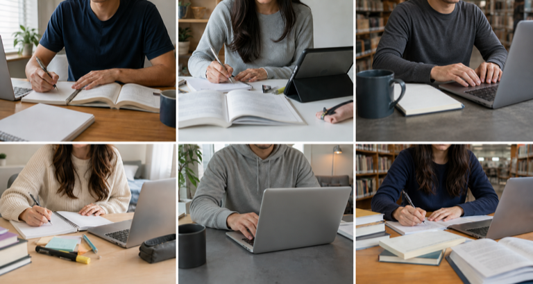 Menschen lernen gemeinsam auf StudyLive